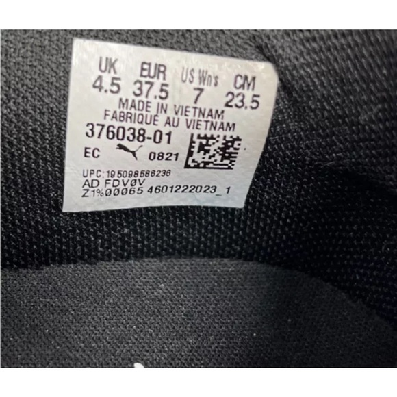 Puma Womens Softride Finesse Sport 376038-01 Black/White Sz 7 Sneakers LKNW! - Picture 12 of 12